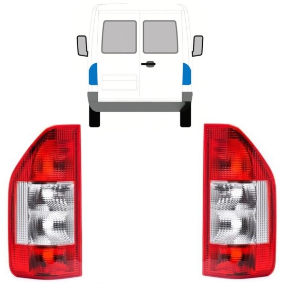 Galinis žibintas už Mercedes Sprinter 1995-2006 / Kairė + Dešinė / Rinkinys 9771