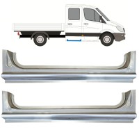 Slenkstis galinė dalis už Mercedes Sprinter 2006-2018 / Kairė + Dešinė / Rinkinys 15068 Slenkstis galinė dalis už Mercedes Sprinter 2006-2018 / Kairė + Dešinė / Rinkinys 15068