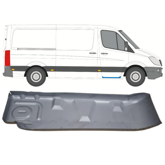 Priek durų vidaus skarda už Volkswagen Crafter 2005-2017 / Dešinė 15542