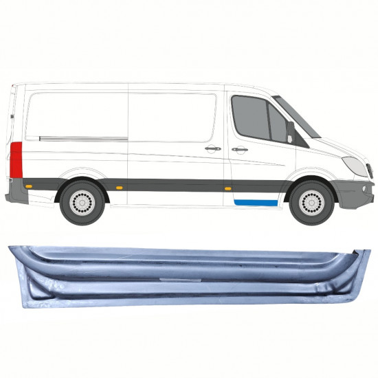 Priekinių durų vidinė dalis už Mercedes Sprinter 2006 - / Dešinė 9133