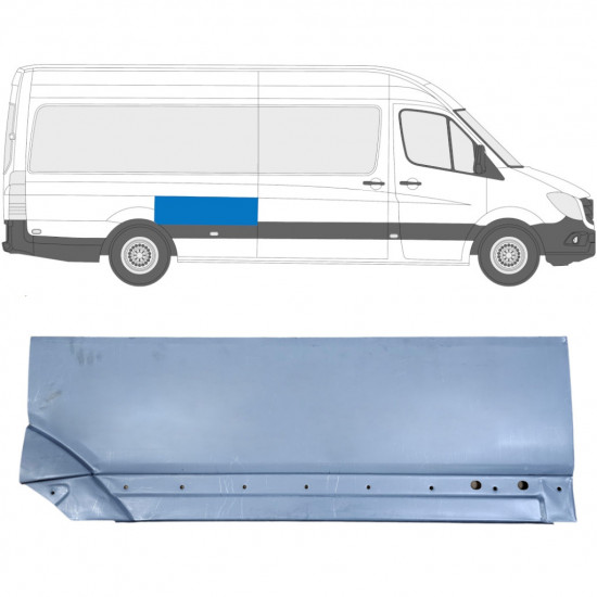 Galinė arka už Mercedes Sprinter 2006- / Dešinė 8551