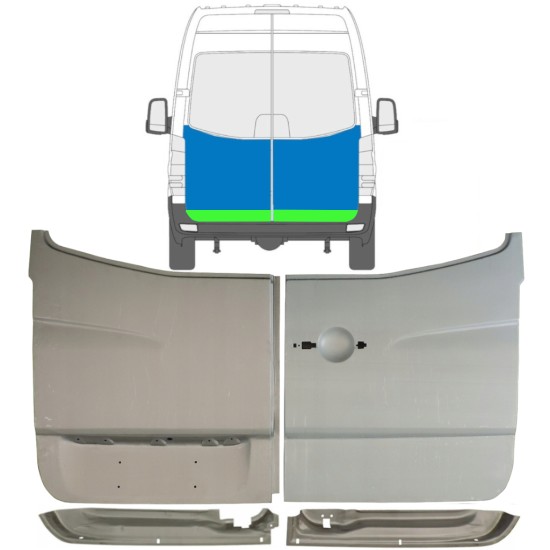 Galinių durų dalis už Volkswagen Crafter 2005-2017 / Rinkinys 14487