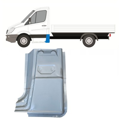 Galinis kampas už Volkswagen Crafter 2005-2017 / Kairė 15503