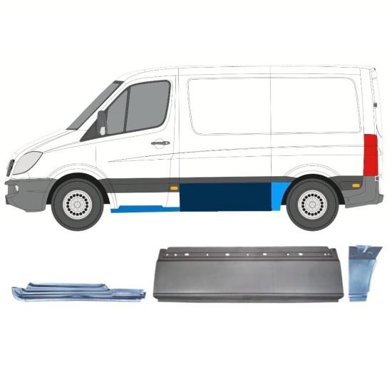 Remonto komplektas už Mercedes Sprinter 2006-2013 / Kairė / 15603