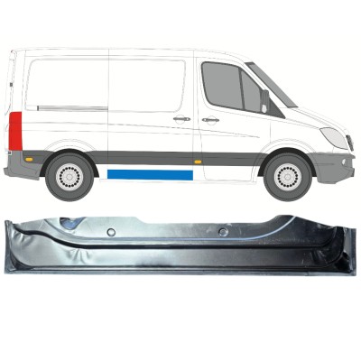 Slenkstis apatinė durų slankiojančių vidinė už Mercedes Sprinter 2006-2013 / Dešinė 15871