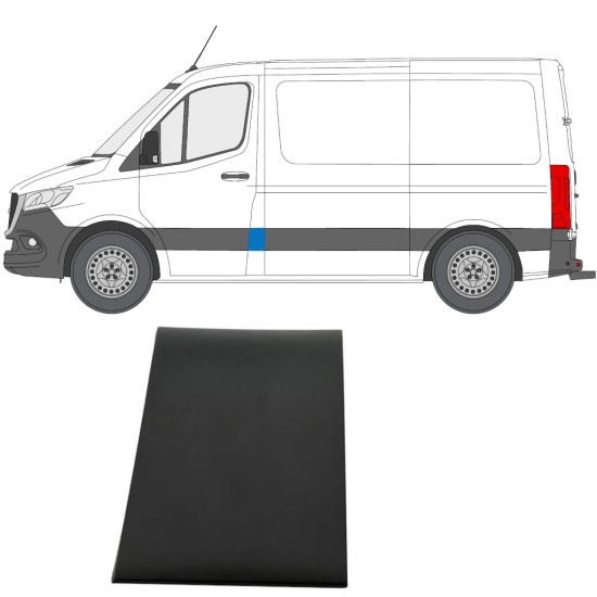 Sparno juosta priekinio statramsčio už Mercedes Sprinter 2018- / Kairė 14886