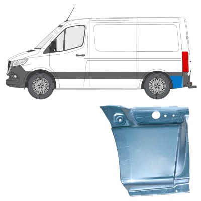 Galinio sparno dalis už galinio rato už Mercedes Sprinter 2018- / Kairė 14546