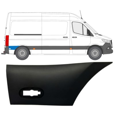 Sparno juosta galinio sparno už Mercedes Sprinter 2018- / Dešinė 12936