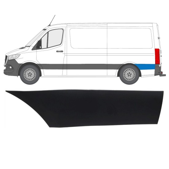 Sparno juosta galinio sparno už rato už Mercedes Sprinter 2018- / Kairė 16643