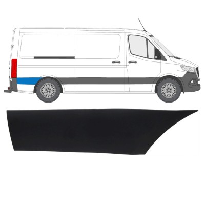 Sparno juosta galinio sparno už rato už Mercedes Sprinter 2018- / Dešinė 16642