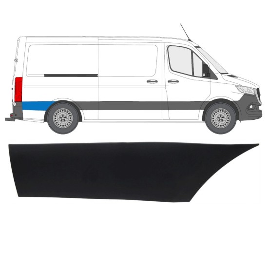 Sparno juosta galinio sparno už rato už Mercedes Sprinter 2018- / Dešinė 16642