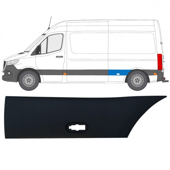 Sparno juosta galinio sparno už Mercedes Sprinter 2018- / Kairė 12941