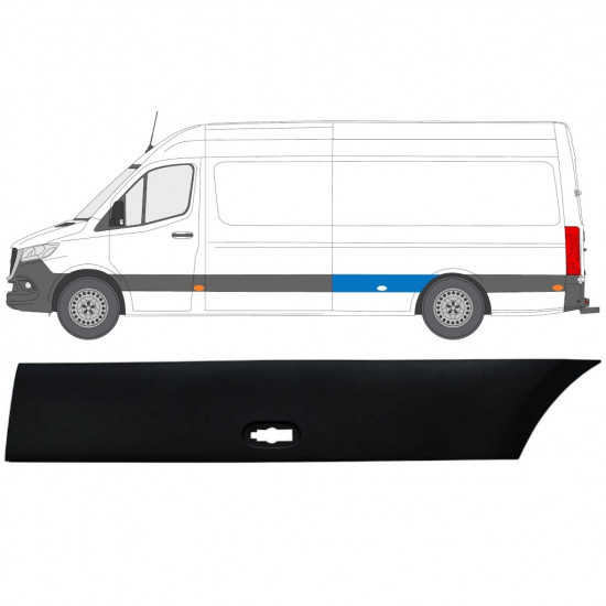 Sparno juosta galinio sparno už Mercedes Sprinter 2018- / Kairė 12935