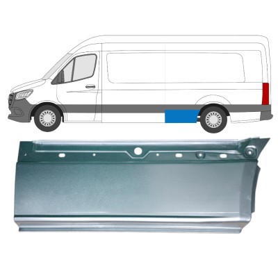 Galinės arkos apatinė dalis už Mercedes Sprinter 2018- / Kairė 14552