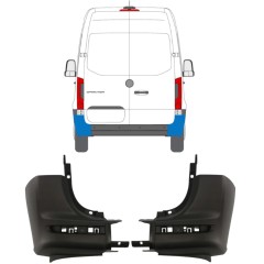 Galinio bamperio kampas už Mercedes Sprinter 2018- / Kairė + Dešinė / Rinkinys 14945