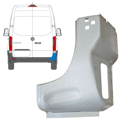 Galinis kampas už Mercedes Sprinter 2018- / Dešinė 14651
