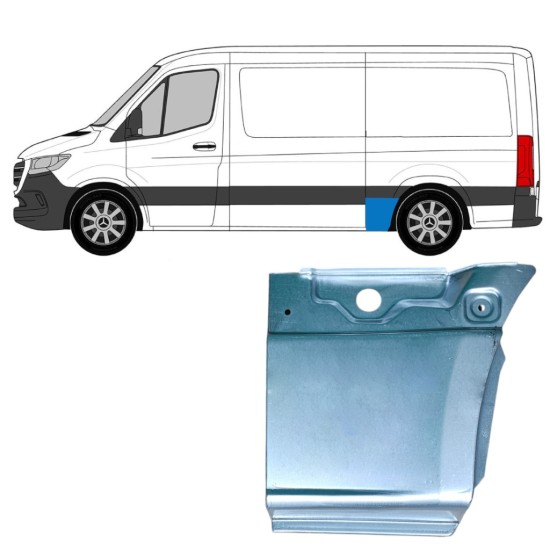 Galinė arka už Mercedes Sprinter 2018- / Kairė 17277