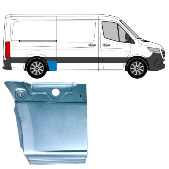 Galinė arka už Mercedes Sprinter 2018- / Dešinė 17276
