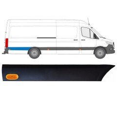 Sparno juosta galinio sparno su lempa už Mercedes Sprinter 2018- / Dešinė / Rinkinys 12970