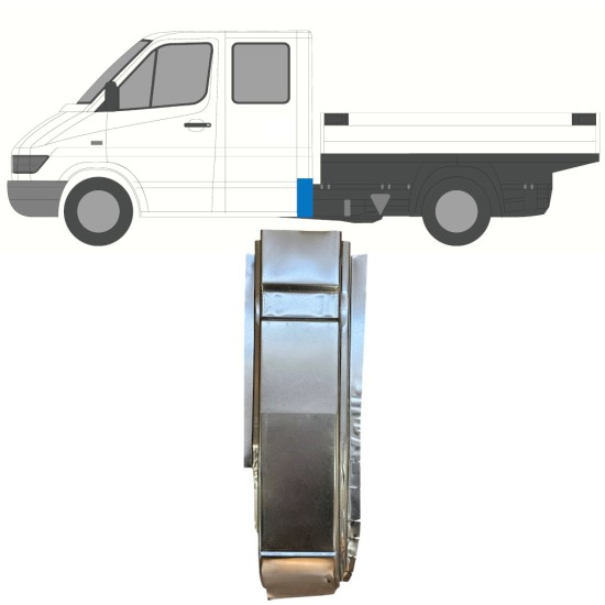 Galinis kampas už Mercedes Sprinter 1995-2006 / Kairė 16399