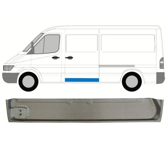 Stumdomų durų vidinė dalis už Mercedes Sprinter 1995-2006 / Kairė 17295