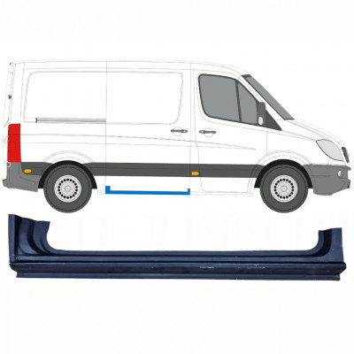 Slenkstis apatinė durų slankiojančių už Mercedes Sprinter 2006- / SWB / Dešinė 8548