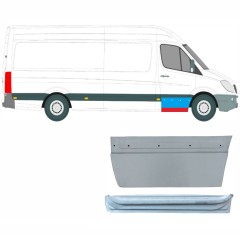 Priekinių durų vidinė + išorinė dalis už Mercedes Sprinter 2006-2018 / Dešinė / Rinkinys 9623
