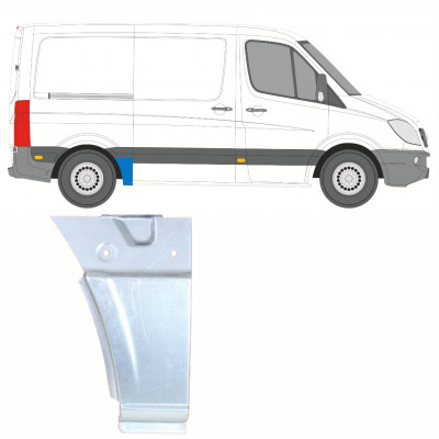 Galinė arka už Mercedes Sprinter 2006- / SWB / Dešinė 8713