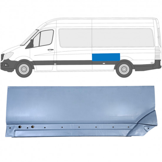 Galinė arka už Mercedes Sprinter 2006- / Kairė 8552