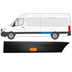 Sparno juosta galinio sparno su lempa už Mercedes Sprinter 2006-2018 / Kairė / Rinkinys 9057