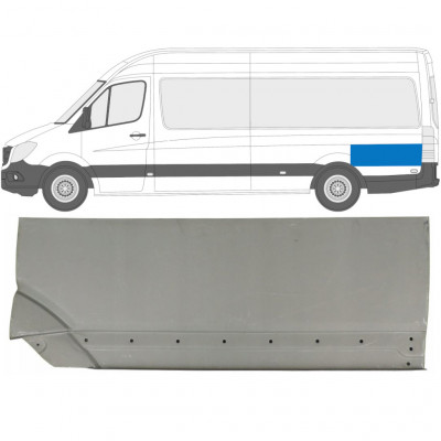 Galinės arkos galinė dalis už Mercedes Sprinter 2006- / Kairė 8550