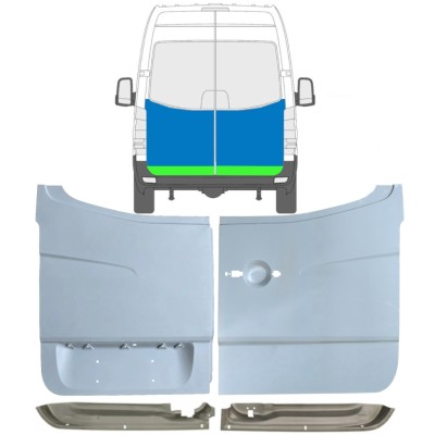 Galinių durų dalis už Mercedes Sprinter 2006-2018 / Rinkinys 10517