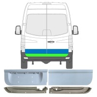 Galinių durų dalis už Volkswagen Crafter 2005-2017 / Kairė + Dešinė 17175