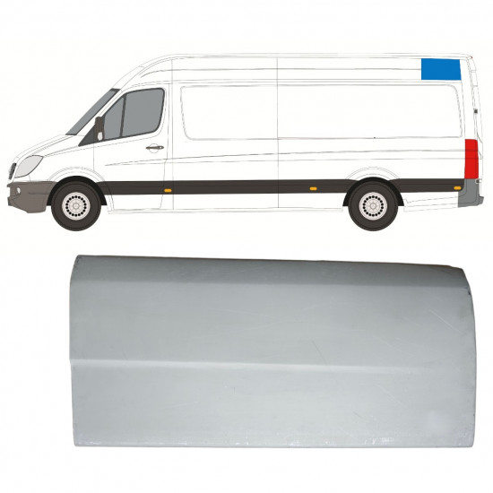 Stogo rėmas už Mercedes Sprinter 2006- / Kairė 8184