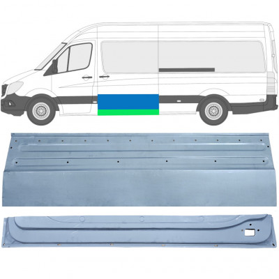 Stumdomų durų vidinė + išorinė dalis už Mercedes Sprinter 2006- / Kairė /  11962
