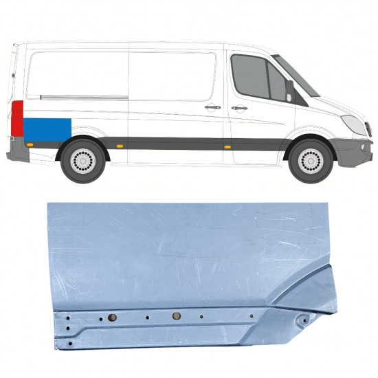 Galinė arka už Mercedes Sprinter 2006- / Dešinė 11273