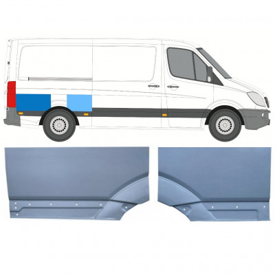 Galinė arka už Mercedes Sprinter 2006- / Dešinė / Rinkinys 11275