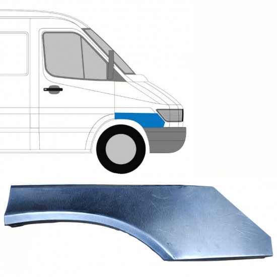 Sparno apatinė dalis už Mercedes Sprinter 1995-2000 / Dešinė 10149