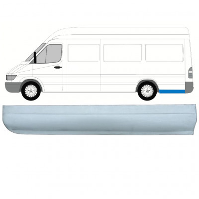 Galinės arkos apatinė dalis už Mercedes Sprinter 1995- / LWB / Kairė 8141