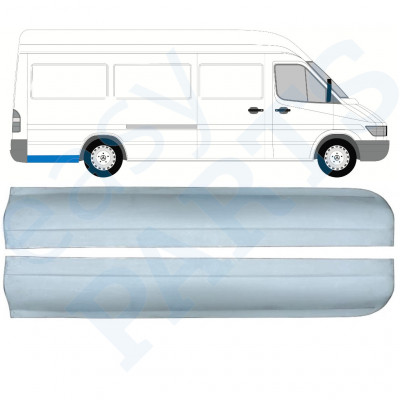 Galinė arka už Mercedes Sprinter 1995- / LWB / Kairė + Dešinė / Rinkinys 9865