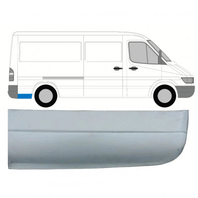 Galinės arkos apatinė dalis už Mercedes Sprinter 1995- / MWB / Dešinė 8144