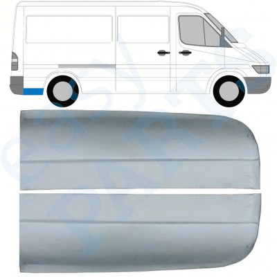 Galinės arkos galinė dalis už Mercedes Sprinter 1995- / MWB / Kairė + Dešinė / Rinkinys 9862