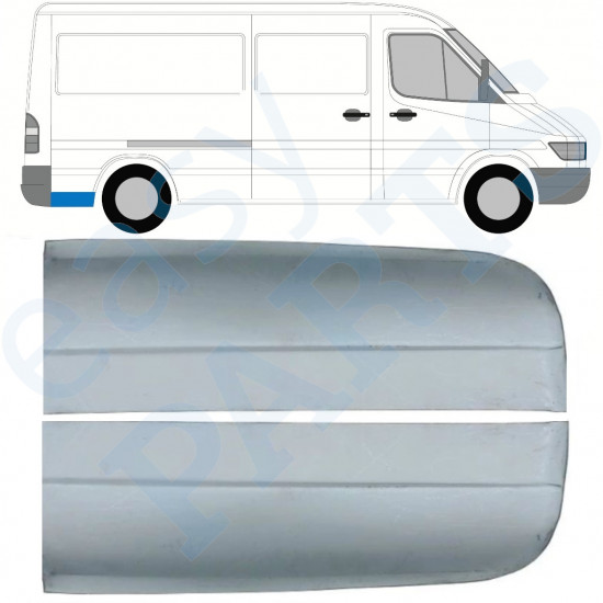 Galinės arkos galinė dalis už Mercedes Sprinter 1995- / MWB / Kairė + Dešinė / Rinkinys 9862