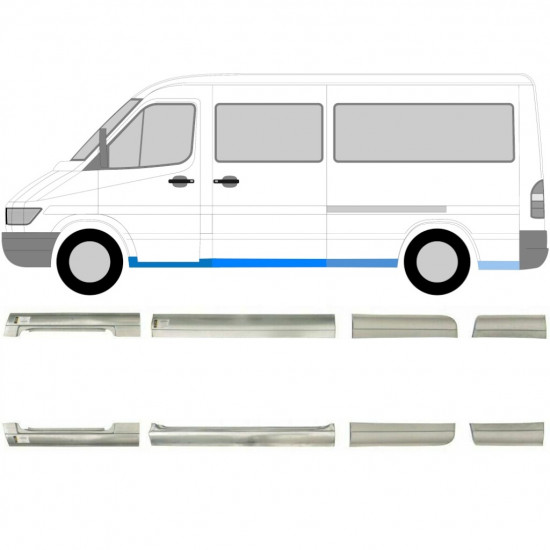 Remonto komplektas už Mercedes Sprinter 1995- / MWB / Kairė + Dešinė /  6755