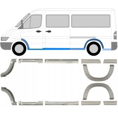 Remonto komplektas už Mercedes Sprinter 1995-2006 / Kairė + Dešinė / 6756