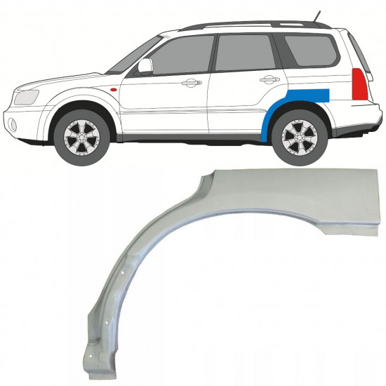 Galinė arka už Subaru Forester Sg 2002-2008 / Kairė 5279