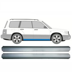 Slenkstis, apatinė už Subaru Forester SF 1997-2002 / Kairė = Dešinė (simetriška) / Rinkinys 9556