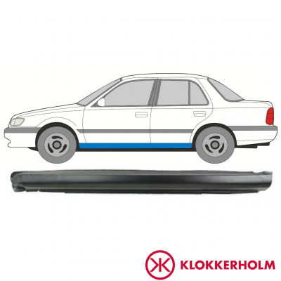 Slenkstis, apatinė už Nissan Sunny N14 1991-1994 / Kairė 11056