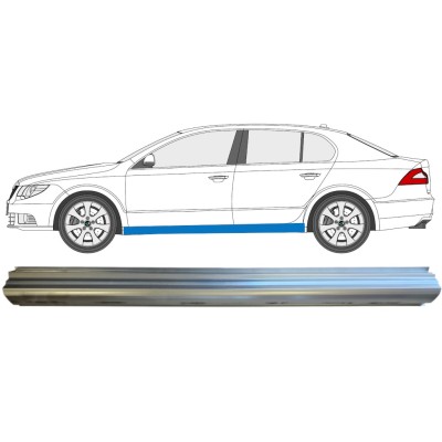 Slenkstis, apatinė už Skoda Superb 2008-2015 / Kairė 14776