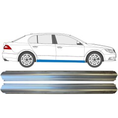 Slenkstis, apatinė už Skoda Superb 2008-2015 / Kairė + Dešinė / Rinkinys 14777